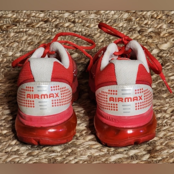 Nike Air Max size 5Y (Womens 7 ) 400153 Red White 2011 running shoes kicks - Picture 4 of 8